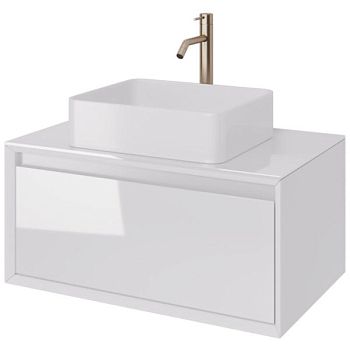 Тумба под раковину подвесная Dreja Insight 80 см, белый