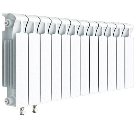 Биметаллический радиатор Rifar Monolit Ventil 500 12 секций R с нижним подключением, артикул 