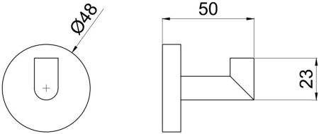 Крючок Allen Brau Priority 6.31001-GB золото, артикул 6.31001-GB