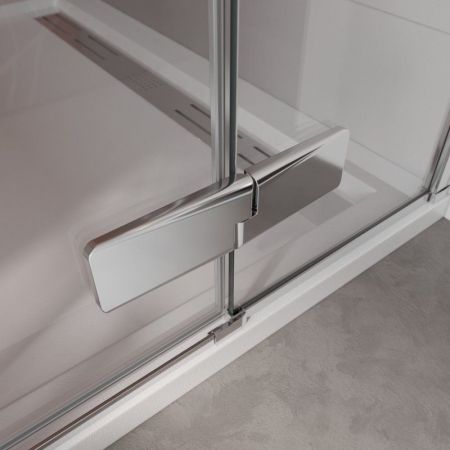 LINER-B-12-90-C-NERO-L Душевая дверь, артикул LINER-B-12-90-C-NERO-L