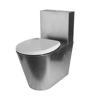 Унитаз напольный с баком антивандальный Тругор УНсбА, сатин