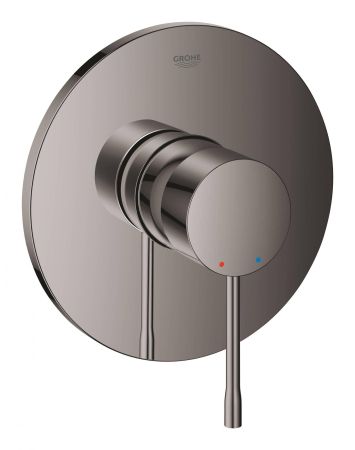 Смеситель однорычажный для душа GROHE Essence, круглая розетка, темный графит глянец (24057A01), артикул 24057A01