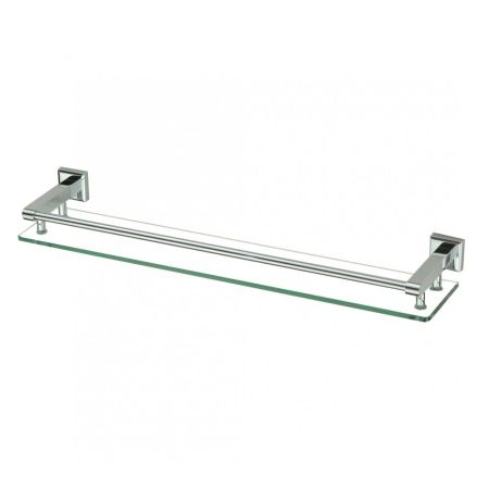 Полка стеклянная Savol S-609591, хром, артикул S-609591