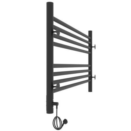 Полотенцесушитель электро "Оливия ЧКЧ8 800*500", черный муар, правый, артикул 73207629