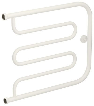 Полотенцесушитель водяной "Лира+" 500х650 Н. Г. 1" (Матовый Белый), артикул 30-4011-5065