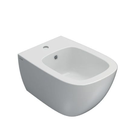 GLOBO Genesis Биде подвесное 50х36 см, с  1отв для смесителя, с креплением, цвет: белый, артикул GNS10.BI