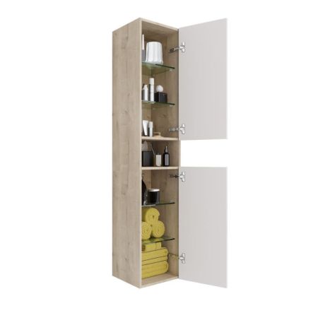 Пенал Dreja Perfecto 35 см, дуб эврика/белый, артикул 99.0814