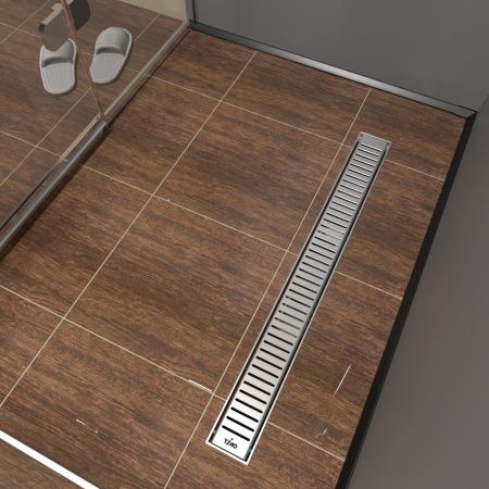 Душевой лоток TIMO Super Plast SP10800-PC10800, сатин, артикул SP10800-PC10800