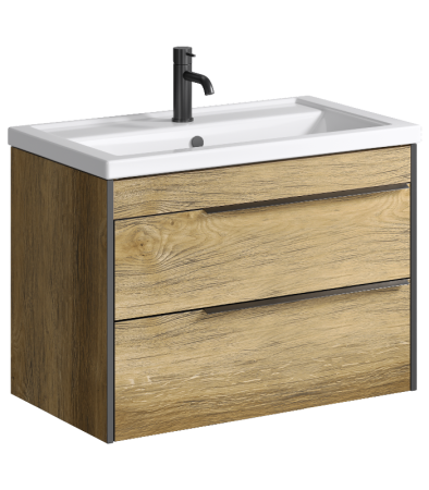 "Fargo" тумба под умывальник, цвет дуб балтийский, FRG0108DB, ТМ «AQWELLA», артикул FRG0108DB