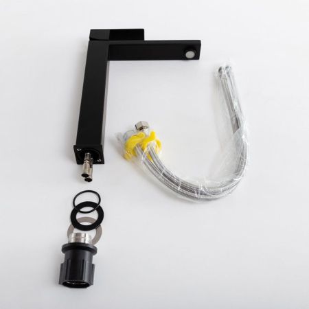 SLIDER-LC-01-W0 Смеситель для накладной раковины однорычажный, без донного клапана, хром, артикул SLIDER-LC-01-W0