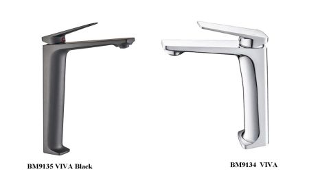 Смеситель VIVA XLB для раковины, черный, высокий BOCH MANN BM9135, артикул BM9135