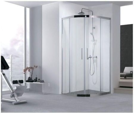 Душевой уголок Aquanet Delta NPE2142 90x90, R550, прозрачное стекло, артикул 00202312