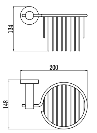 Держатель для освежителя воздуха Savol S-005633, сатин, артикул S-005633