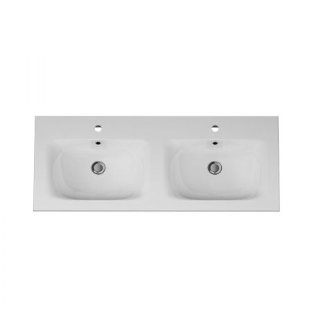 M70AWCD1202WG Spirit V2.0, Раковина мебельная, керамическая, 120 см, встроенная, цвет: белый, глянец