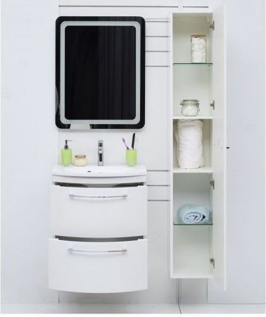 Шкаф-пенал De Aqua Тока 1S 30 R белый, артикул 00167335