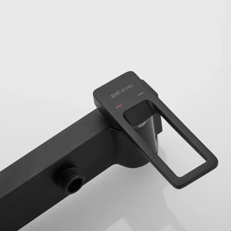 Гигиенический душ со смесителем Shevanik S6805H-1, черный