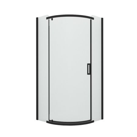 Душевое ограждение NEW TRENDY NEW KOMFORT BLACK 80x80x195 K-0468 (черный), артикул K-0468