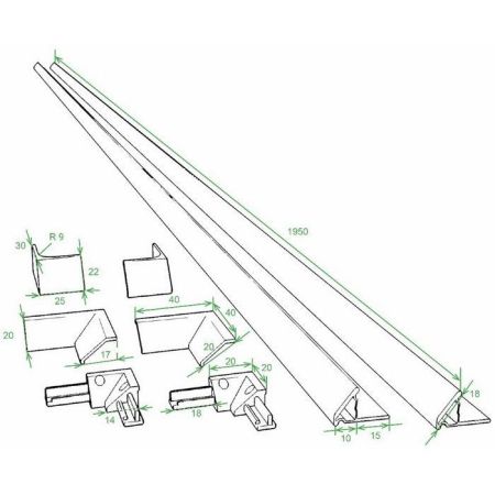 Бордюр для ванны, артикул PROF-PVC