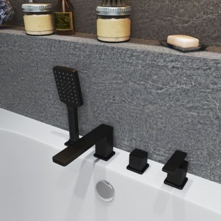 Смеситель на борт ванны Timo Torne 4330/03Y Черный, артикул 4330/03Y