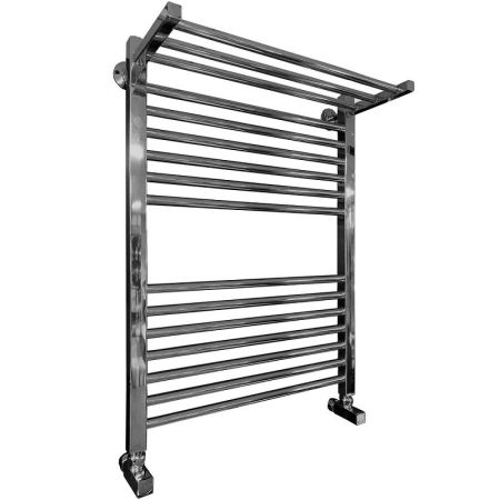 Водяной полотенцесушитель Ника Modern ЛМ 3 80x40 с полкой Хром 16 перекладин, артикул ЛМ-3 80/40