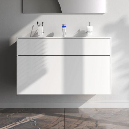 M50AFHX1003WM Inspire V2.0, База под раковину, подвесная, 100 см, 3 ящика, push-to-open, белый матов, артикул M50AFHX1003WM