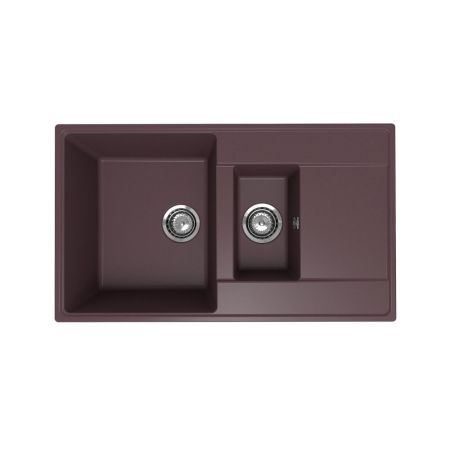 Кухонная мойка Ulgran Quartz Prima 860 1,5K-06, трюфель, артикул Prima 860 1,5K-06