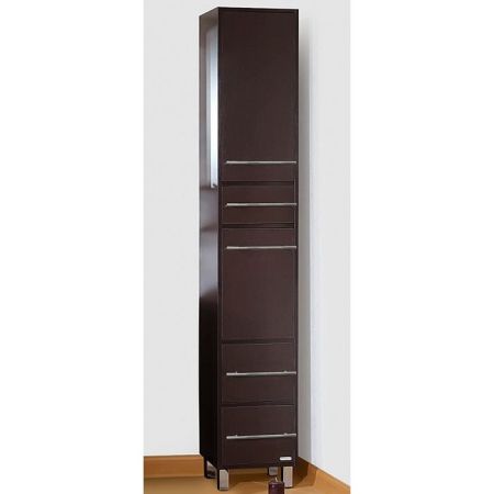 Шкаф пенал Бриклаер Чили 34 Венге