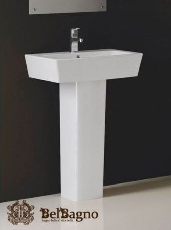 Раковина BelBagno Mattino 55 BB1060L Белая Раковина BelBagno Mattino 55 BB1060L Белая