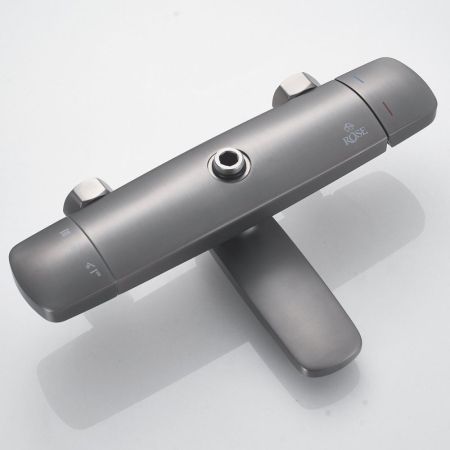 Душевая система Rose R3936T, оружейная сталь, артикул R3936T