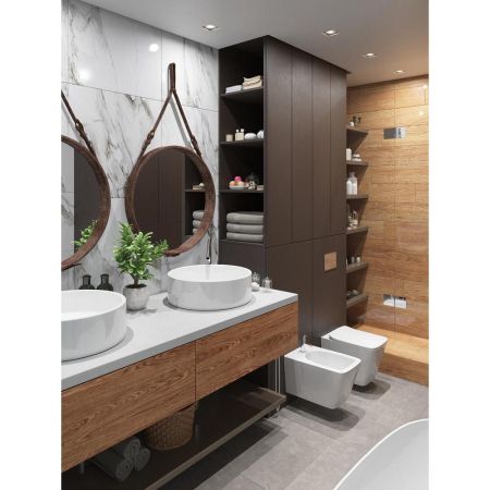 Унитаз  подвесной TIMO SOlI TK-303MB, черный, артикул TK-303MB