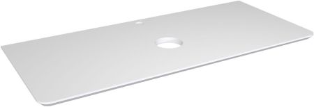 Столешница Aquanet Эмбер 105 белый матовый