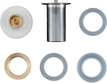 Донный клапан Aquanet белый, без перелива