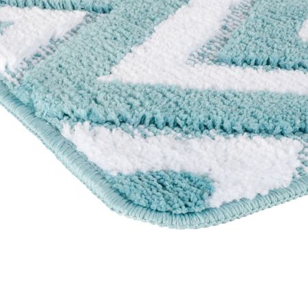 Коврик для ванной комнаты FIXSEN RIVER FX-5004C, голубой, артикул FX-5004C