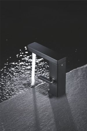 Смеситель для раковины Rose R18H R1801H, черный, артикул R1801H