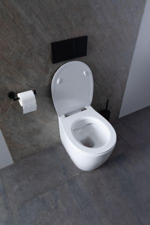 Чаша приставного унитаза Allen Brau Fantasy 4.11007.20 белый глянец, артикул 4.11007.20