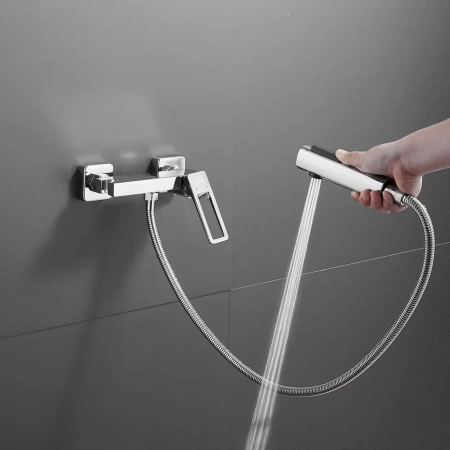 Гигиенический душ со смесителем Shevanik S6805-1, хром