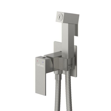 SLIDER-DIF-NOP Гигиенический душ со смесителем, черный матовый, артикул SLIDER-DIF-NOP