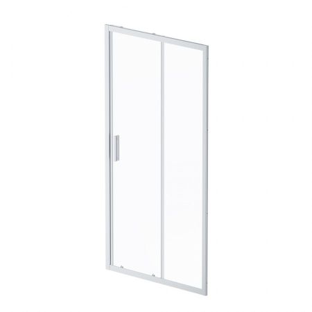 W90G-100-1-195MT Gem Solo Дверь душевая 100х195, стекло прозрачное, профиль матовый хром, артикул W90G-100-1-195MT