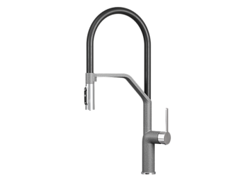 Смеситель для кухни GRANULA (9012, ГРАФИТ)