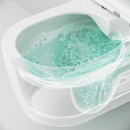 C8F1701SC Func подвесной унитаз 54 см FlashClean с сиденьем микролифт, артикул C8F1701SC