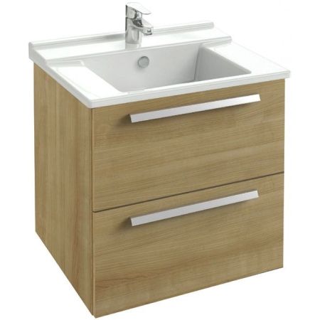 Тумба под раковину Jacob Delafon Struktura 57 EB1276-E13 подвесная Розовое дерево, артикул EB1276-E13