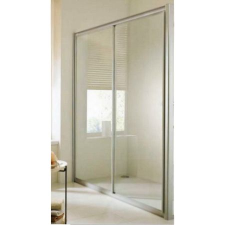 Душевая дверь в нишу Huppe Alpha 120 AL2020.055.321 Профиль белый, стекло прозрачное, артикул AL2020.055.321