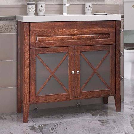 Зеркало Палермо 90 Opadiris Светлый орех