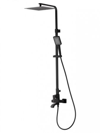 Душевая система WONZON & WOGHAND FLEX, Черный матовый (WW-88047072-MB), артикул WW-88047072-MB