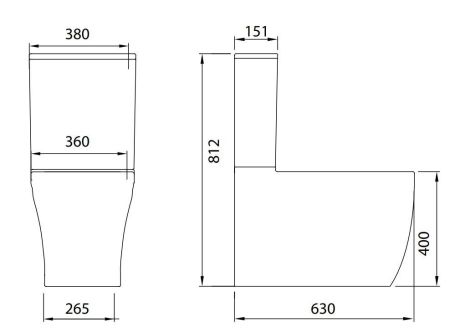 Чаша напольного унитаза Allen Brau Priority 4.31003.20 белый, артикул 4.31003.20