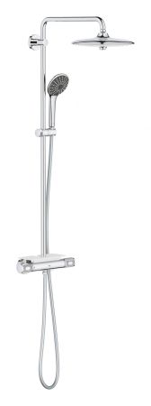 Душевая система GROHE Vitalio Joy 260 с термостатом для душа, с полочкой, хром (26403002)