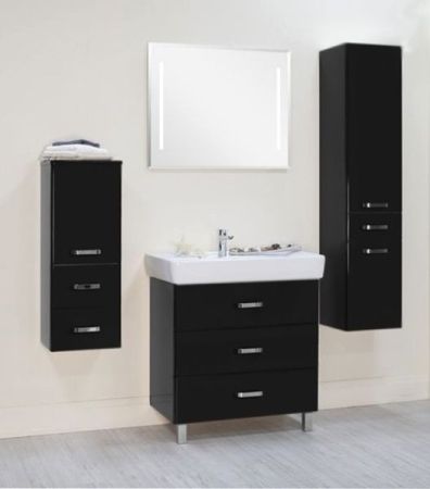 Тумба под раковину АКВАТОН АМЕРИНА М 76 1A169101AM010 (напольная, белый глянец), шт, артикул 1A169101AM010