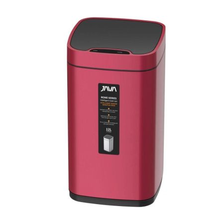 Сенсорное ведро JAVA S-883-12R, 12 литров, артикул S-883-12R