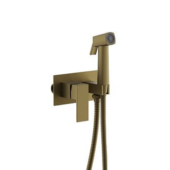 Гигиенический душ со смесителем BELZ B55808-5, брашированное золото