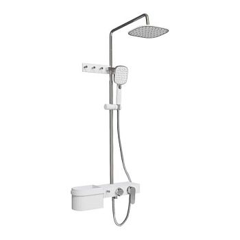 Душевая система Fixsen SLOT FX-9300, белая+хром